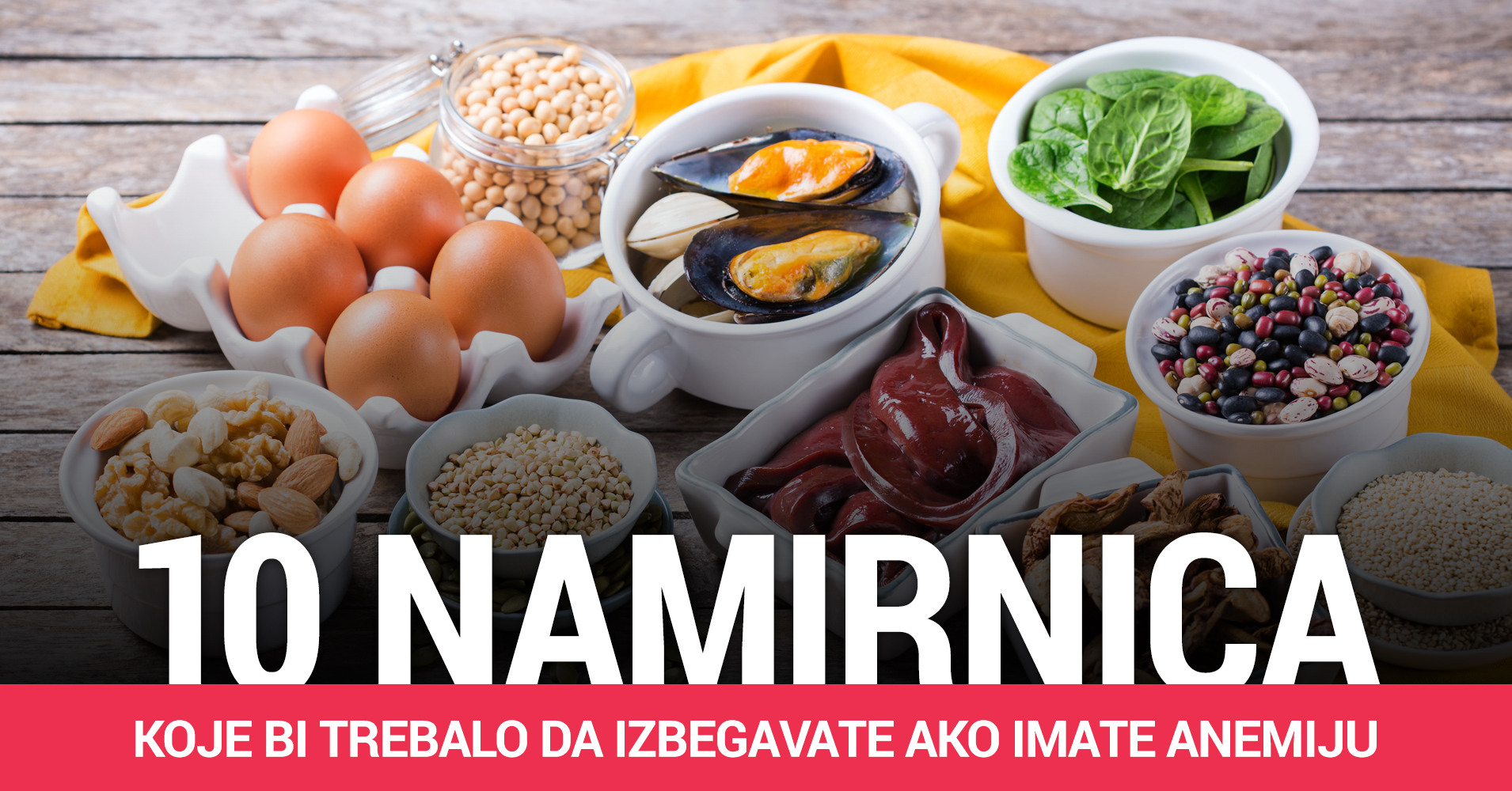 10 Namirnica Koje Bi Trebalo Da Izbegavate Ako Imate Anemiju - Krug ...